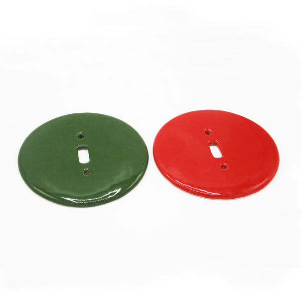 ROUND SWITCH PLATE COVER