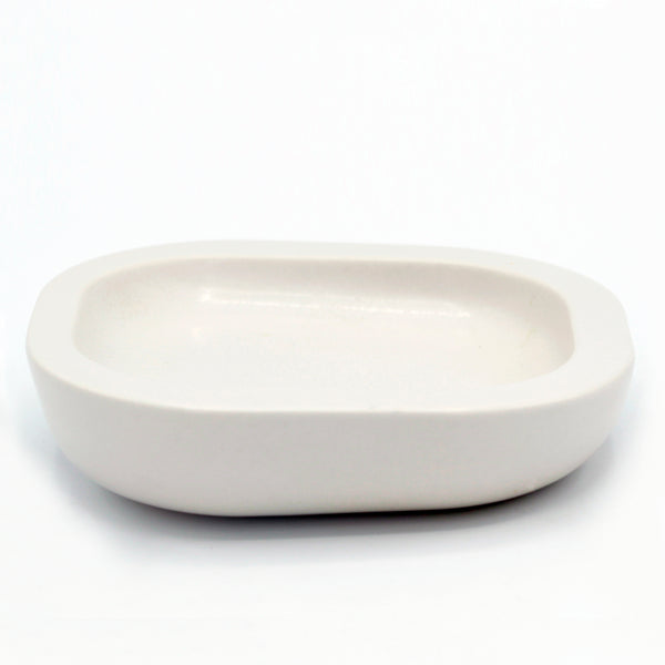 White Tubby Soap Dish