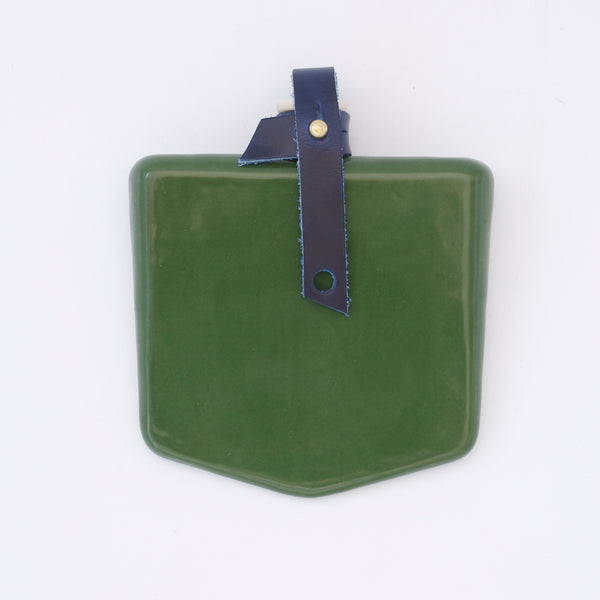 Back Pocket Flask with Leather Strap