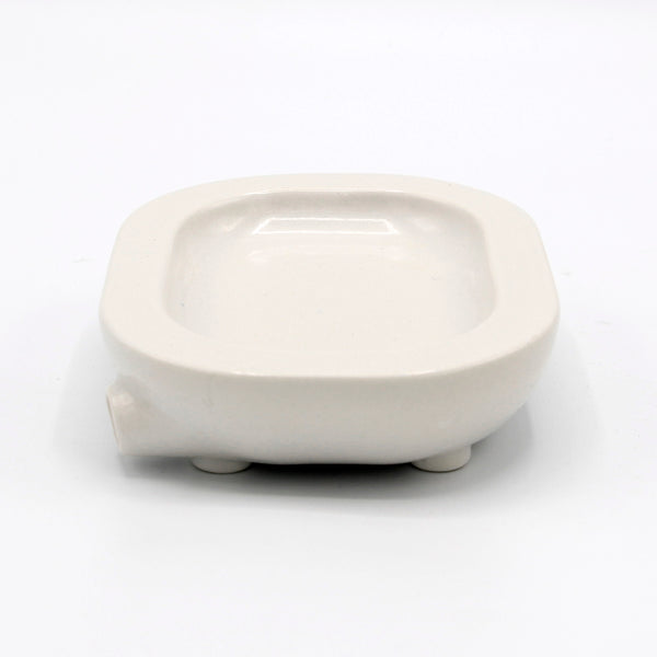 White Oliphant Soap Dish