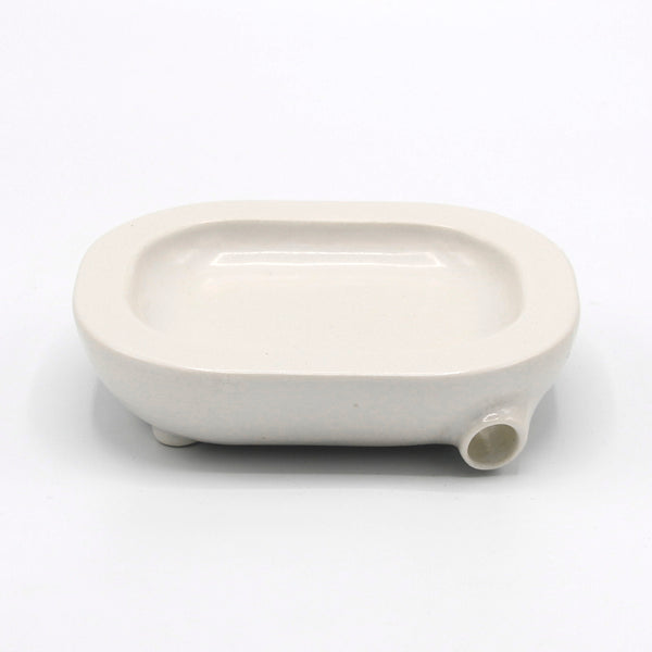 White Oliphant Soap Dish